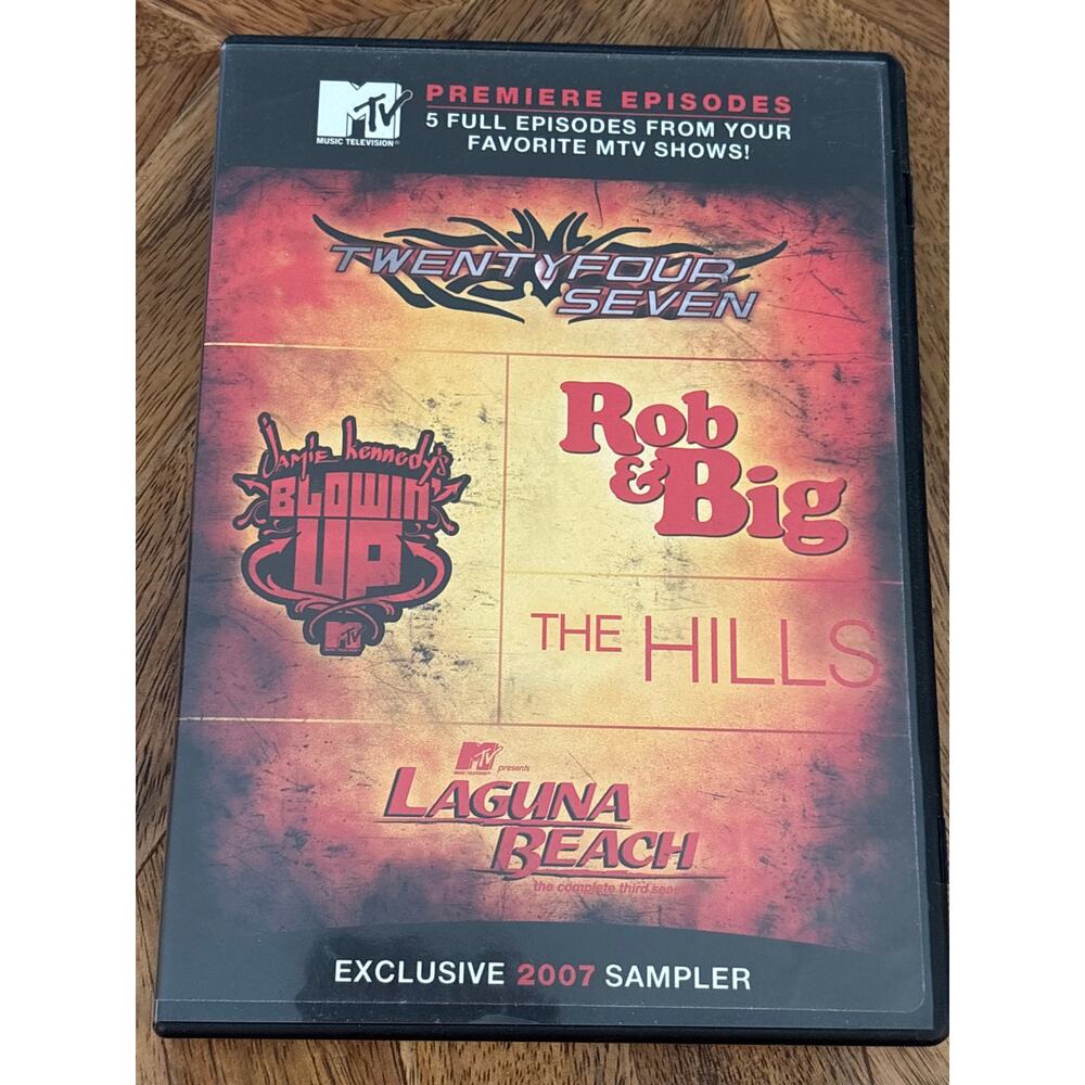 MTV exclusive 2007 sampler TV shows DVD Rob & big The Hills 24/7 Laguna Beach